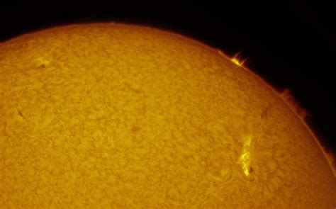 February 19, 2023 Sun during and post loop flare - Solar Observing and Imaging - Cloudy Nights