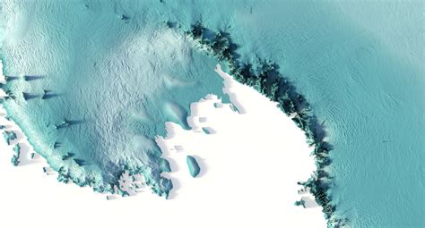 Relief map of Antarctica 3D model 3D model | CGTrader