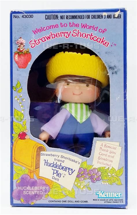 Strawberry Shortcake Huckleberry Pie 5 Doll 1980 Kenner - Etsy in 2022 ...