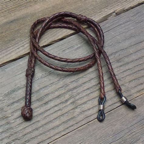 Braided Leather Eyeglass Holder - Etsy