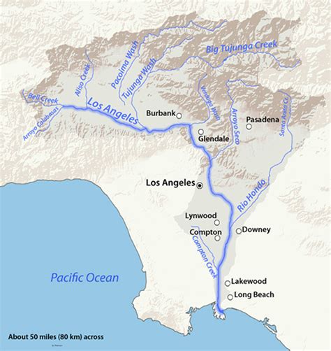 The Los Angeles River: Geography, vistas and restoration | Blog | Integration and Application ...