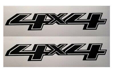 2X 2014-2018 Chevy 4x4 Decals Compatible With Silverado GMC Sierra ...