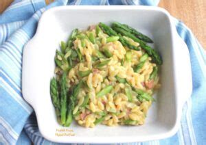 Asparagus Orzotto with Pancetta