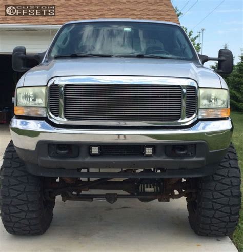 Wheel Offset 2004 Ford F 250 Super Duty Super Aggressive 3 5 Lifted 9 ...