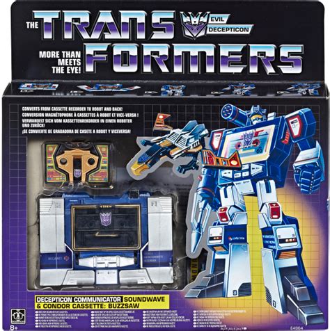 Transformers G1 Soundwave and Buzzsaw | Transformers Vintage G1 Reissues