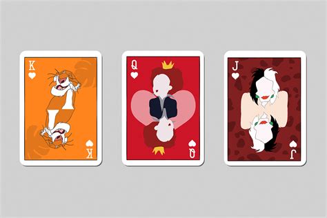 Disney Villains Playing Cards on Behance