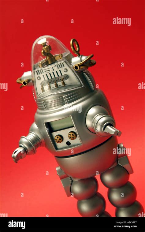 Toy robot Robby The Robot film Forbidden Planet Stock Photo - Alamy