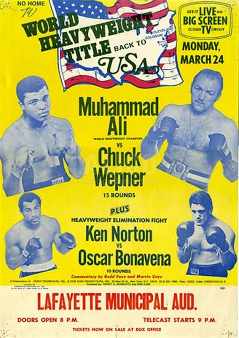 Muhammad Ali vs. Chuck Wepner (1975) - Posters — The Movie Database (TMDB)