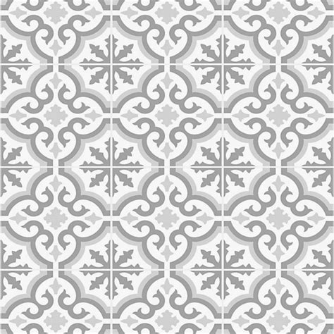 Graham & Brown Contour Grecian Grey Tile Wallpaper 112648 ...