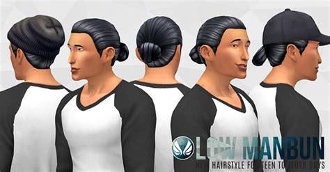 Sims 4 CC: Male Ponytails & Updo Hair Mods (All Free) – FandomSpot