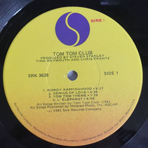 Tom Tom Club - Tom Tom Club - Used Vinyl - High-Fidelity Vinyl Records and Hi-Fi Equipment ...