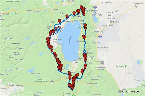 Planning to thru-hike the Tahoe Rim Trail in California and Nevada