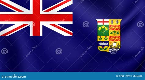 Canadian Blue Ensign 1868-1921 Stock Illustration - Illustration of ...