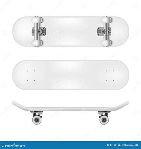 Blank Skateboard Template For Illustrator