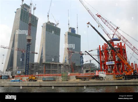 Marina Bay Sands(under construction), Singapore Stock Photo - Alamy