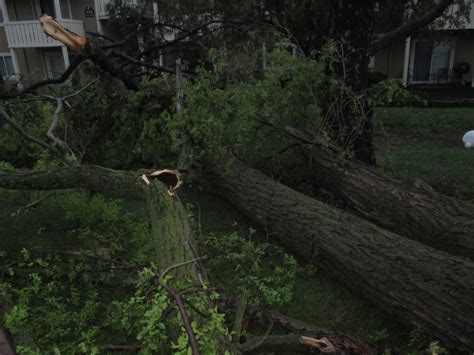 Clean-up begins after storm knocks out power, damages property across the metro | FOX 4 Kansas ...