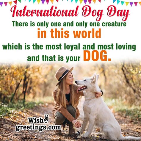 International dog day Quotes And Messages - Wish Greetings