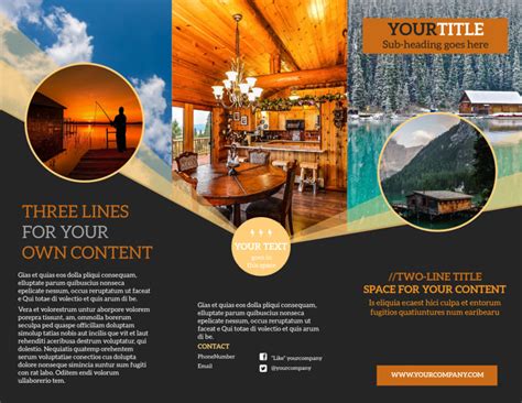 Resort Brochure Template