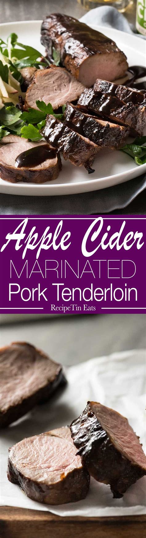 Apple Cider Glazed Pork Tenderloin | Recipe | Cider recipe, Pork, Apple cider recipe