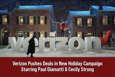 News: Verizon Pushes Deals in New Holiday Campaign Starring Paul Giamatti & Cecily Strong