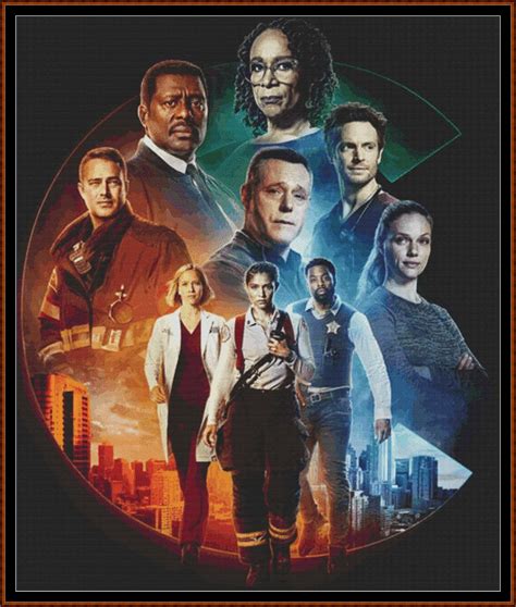 One Chicago 🧵 TV crime drama cross stitch patterns