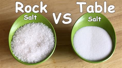 rock salt vs sea salt