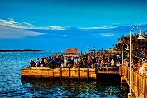 Mallory Square Sunset Celebration Photograph by Vaughn Garner - Fine Art America