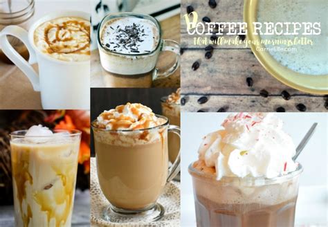 Creative Coffee Recipes - Carrie Elle