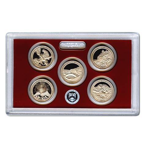 US Proof Set America the Beautiful Quarters Without Box 2012 | Golden Eagle Coins