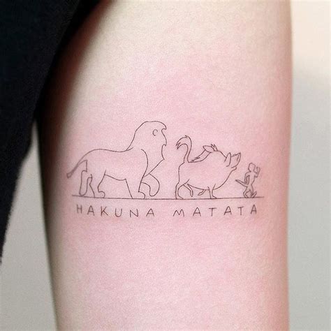 Hakuna Matata! (Vol. 2) by @tattooist_arar - Seoul 🇰🇷 Excited for the ...