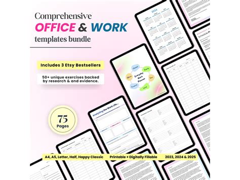 Work Planner Template, Work Organizer, Office Schedule, Business Task To-do List, Work Day ...