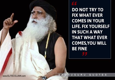 12 Best Life Quotes From Sadhguru Jaggi Vasudev | EliteColumn