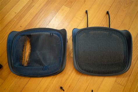 Herman Miller Aeron Chair seat pan replacement | Justin Fox