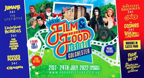 Colchester Open Air Film & Street Food Festival (This weekend) | Colchester Castle Park | July ...