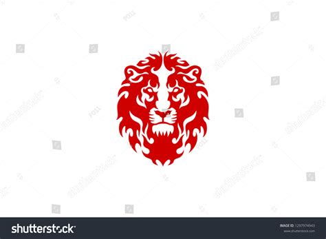 Lion Head Fire Tattoo Design: เวกเตอร์สต็อก (ปลอดค่าลิขสิทธิ์ ...