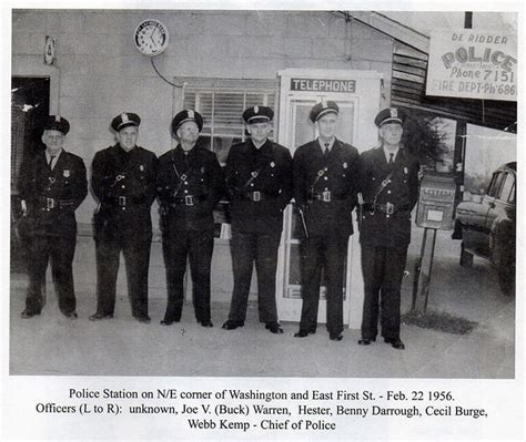 DeRidder police officers 1956 | Louisiana history, Deridder louisiana, Deridder