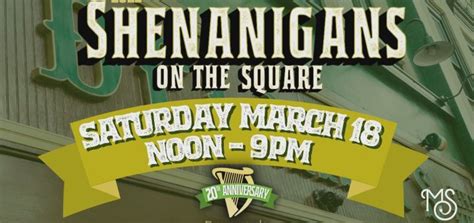 Delaney's Irish Pub to hold Shenanigans on the Square