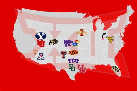 big 12 map 2024 » GoCoogs.com