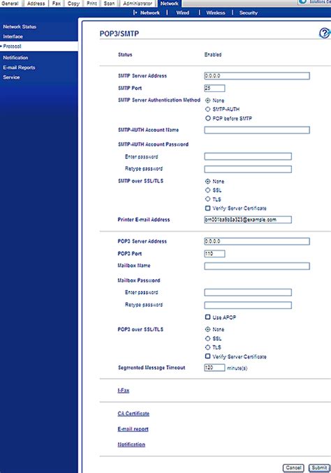 How to set up scan to email on brother mfc-l8900cdw - coolplora