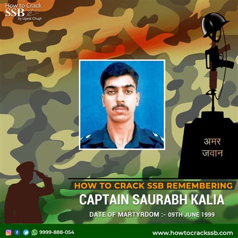 CAPTAIN SAURABH KALIA: A YOUNG MARTYR – HOW TO CRACK SSB