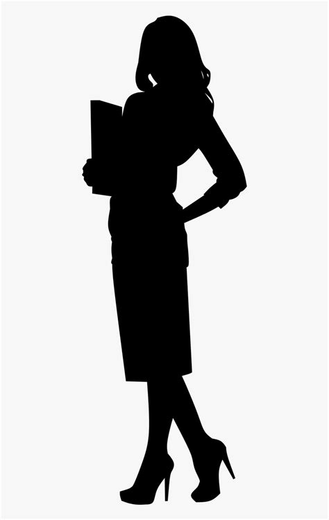 Career, Business, Woman, Silhouette, Office, Worker, - Business Woman Silhouette Png ...