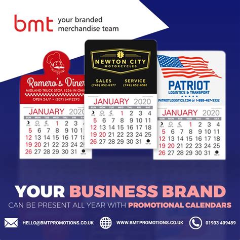 Your Business Brand Can Be Present All Year with Promotional Calendars | Promotional calendar ...