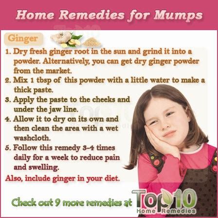 Home Remedies for Mumps - Page 3 of 3 | Top 10 Home Remedies