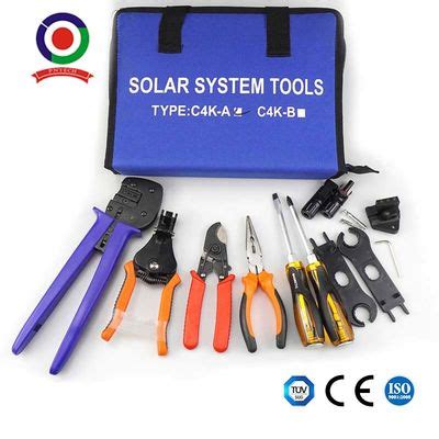 Humanization Handle MC4 Crimping Tool Kit For Tyco Solar Connector