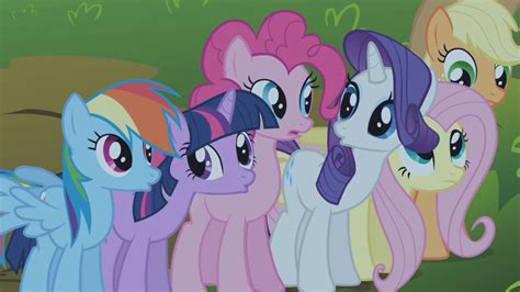 Image - Mane 6 hearing someone crying S1E02.png - My Little Pony ...