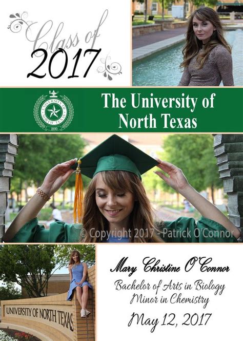 Mary's College Graduation Announcement | College graduation ...