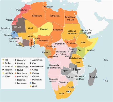 Natural Resources Map Africa