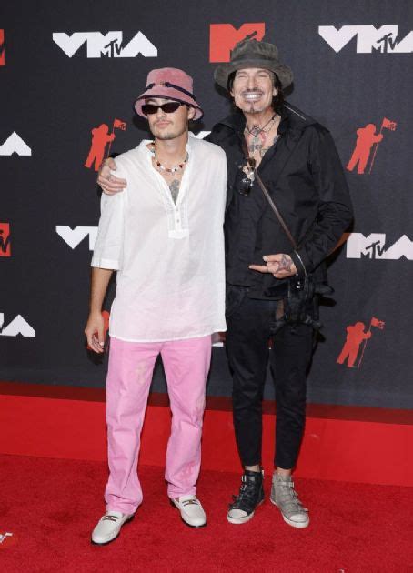 Brandon Thomas Lee and Tommy Lee attends the 2021 MTV Video Music ...