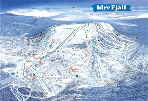 Idre Fjäll Trail Map | OnTheSnow