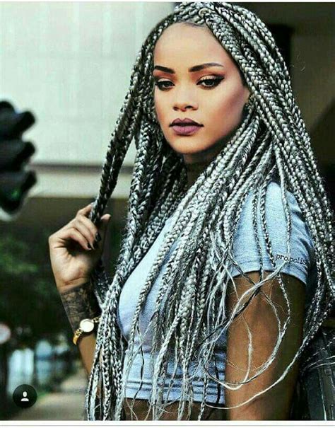 Rihanna Box Braids